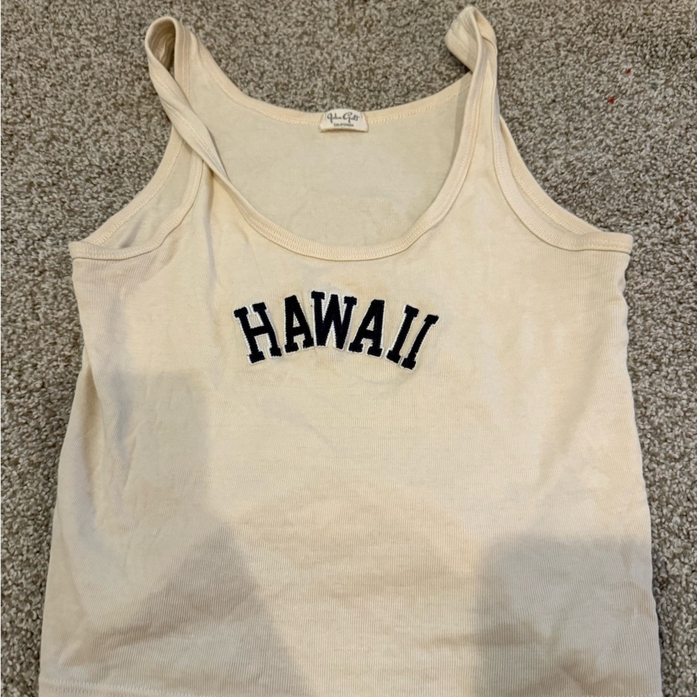 Cream Tank Top brandy Melville